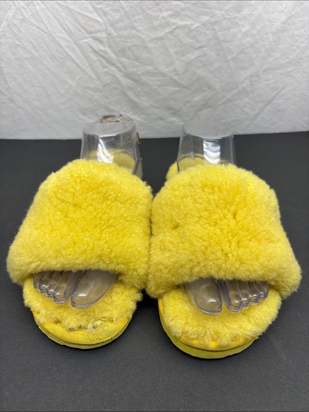 Ugg  Fuzzy Slide Slippers, SZ 10, box 47